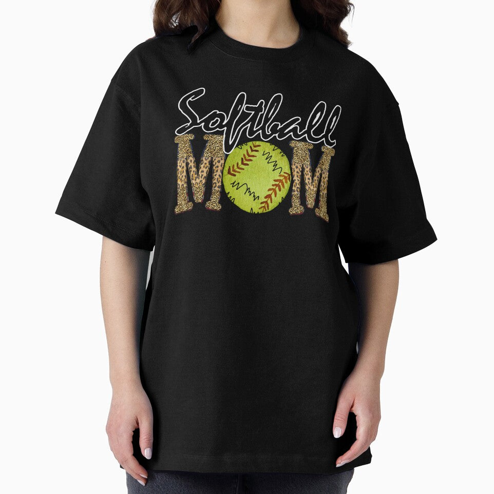 Softball Mom PNG, Softball Mama Png, Leopard Softball Mama Sublimation, Softball Leopard Design, Softball Shirt... (Image 2)