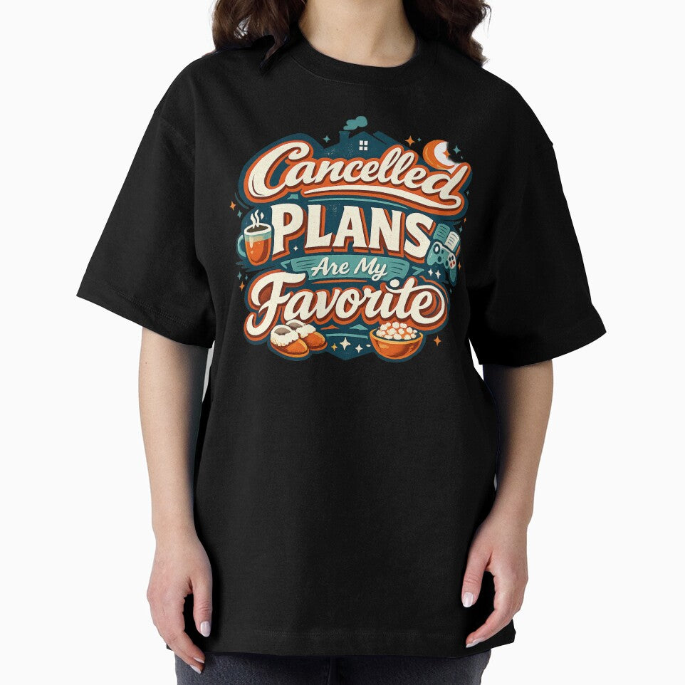 Cancelled Plans Are My Favorite Funny Introvert Humor Homebody Meme Design by Nubrixa-Studio