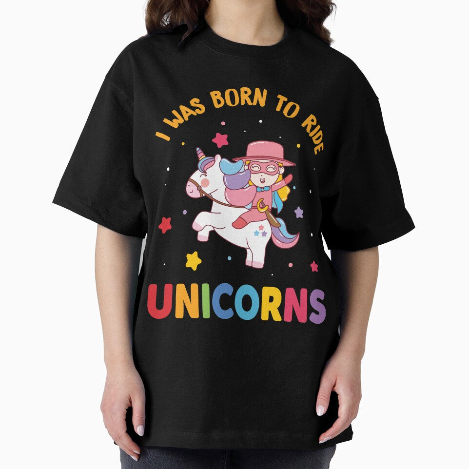 I Was Born To Ride Unicorns Rainbow Cute by enedinake43 T-Shirts, Hoodie, Sweatshirt | BlankRebels.com (Image 2)