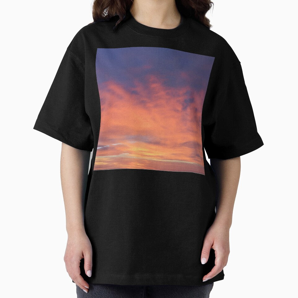 Spectacular Golden-Orange Hues Sunset Scenic Sky Art by DEC02 T-Shirts, Hoodie, Sweatshirt | BlankRebels.com (Image 2)