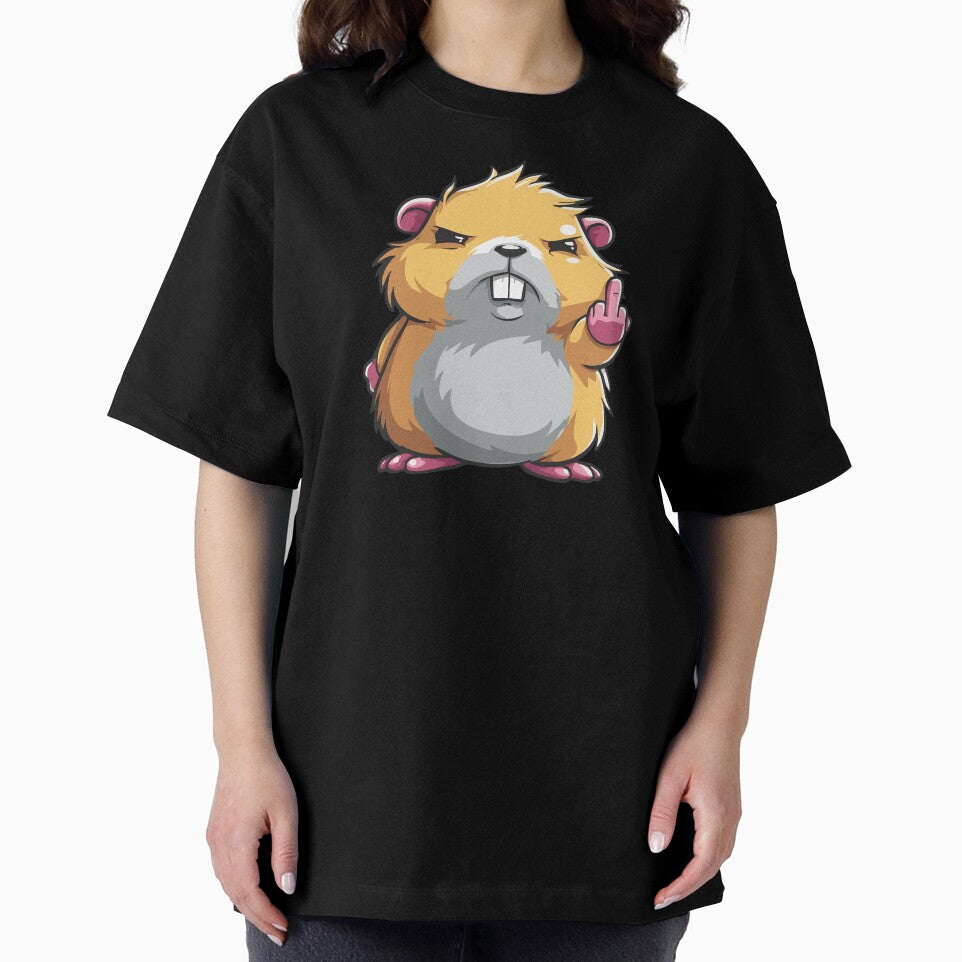 Hamster middle finger by giggletshirts