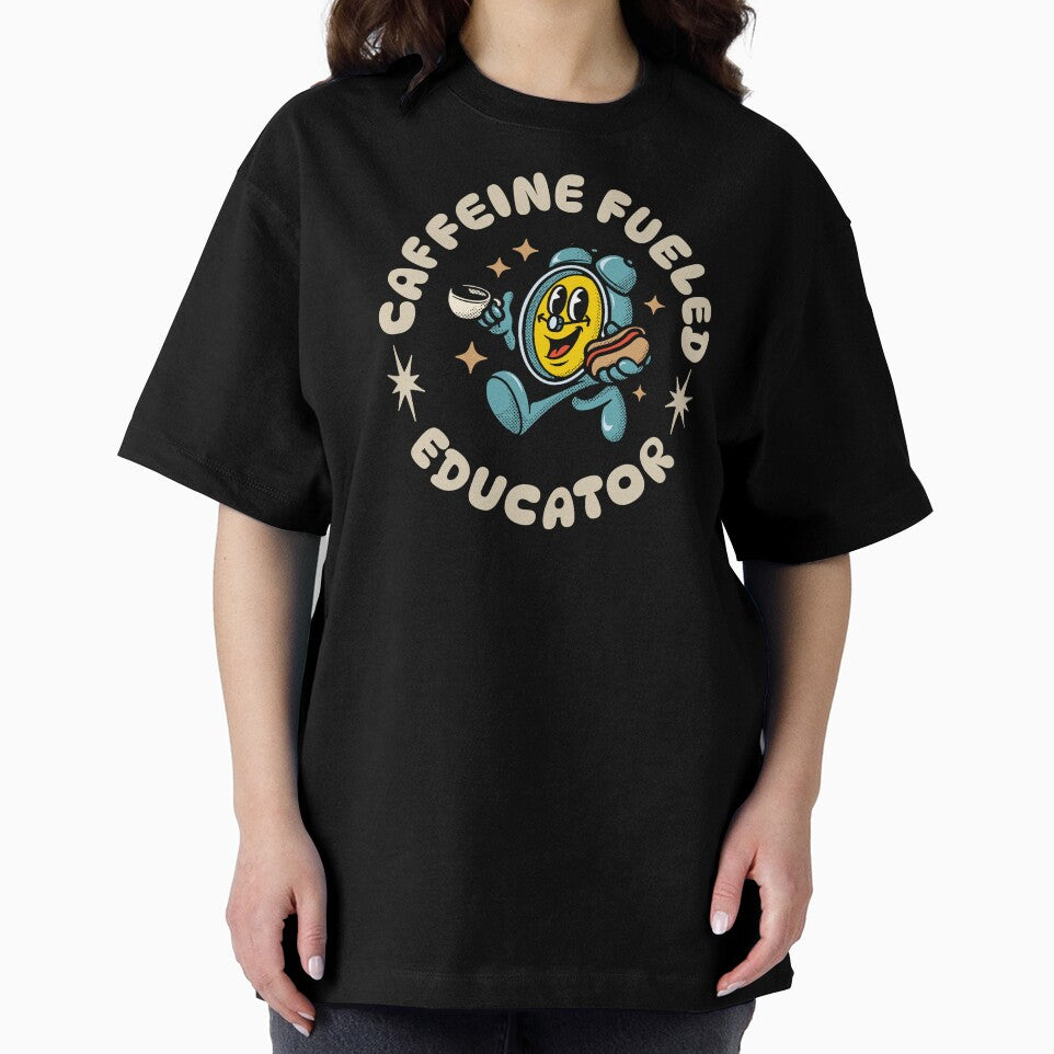 Caffeine Fueled Educator Teacher Mom by DomTeesHaven T-Shirts, Hoodie, Sweatshirt | BlankRebels.com (Image 2)