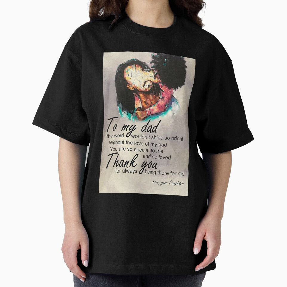 To My Dad Afro Dad And Daughter by gulyaeva97 T-Shirts, Hoodie, Sweatshirt | BlankRebels.com (Image 2)
