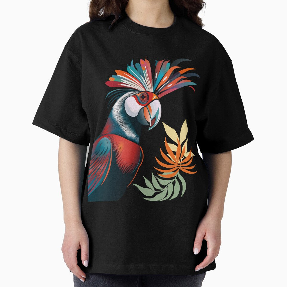 Abstract Crested Parrot by PAPEFOLIA