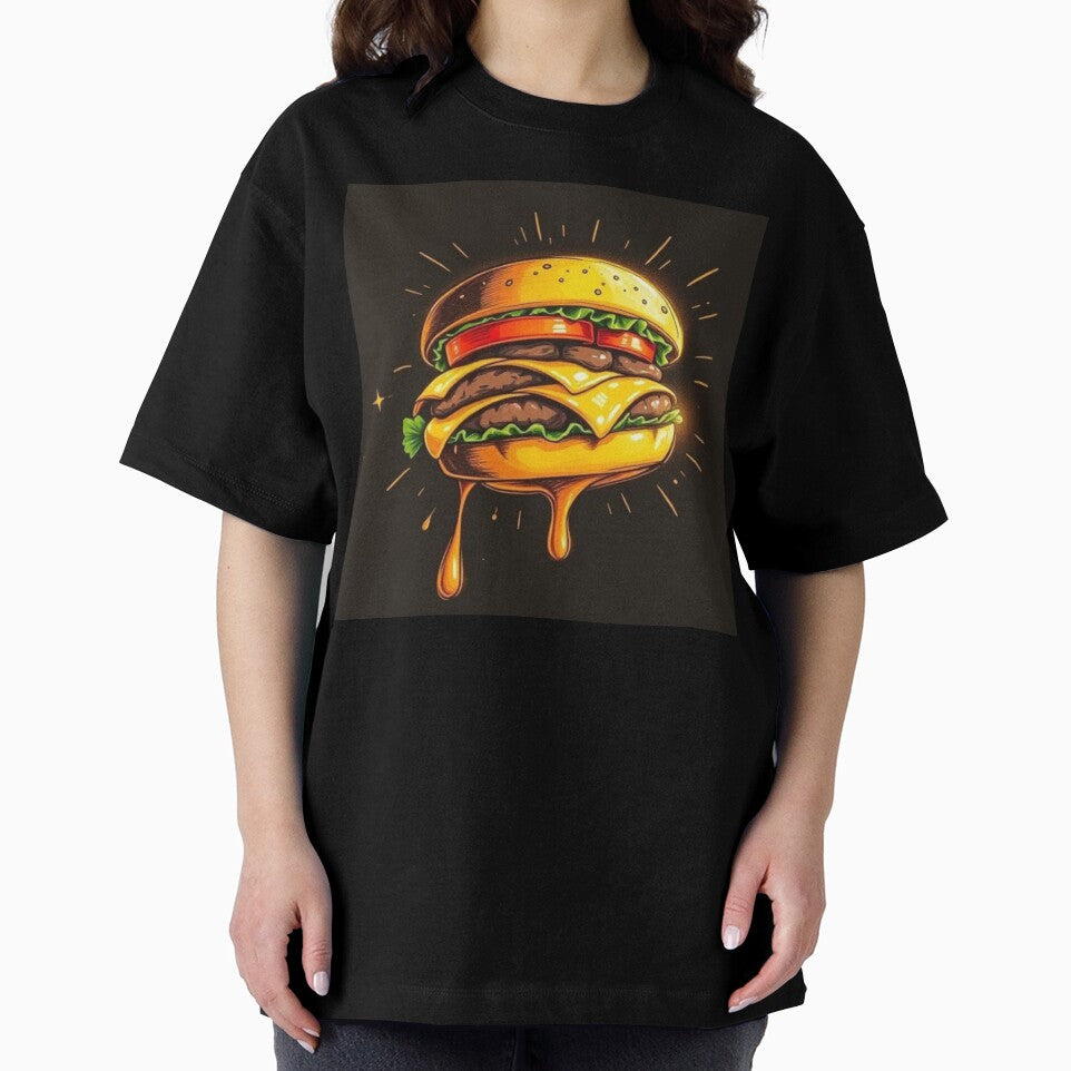 Tasty Burger  Cartoon Style Artwork by NivyasArtistry T-Shirts, Hoodie, Sweatshirt | BlankRebels.com (Image 2)