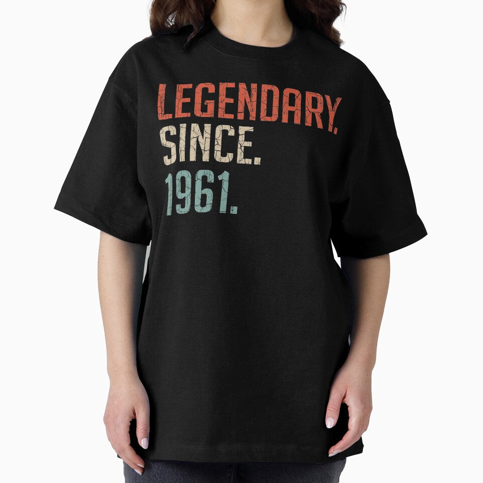 Legendary Since 1961 59th Birthday Gift 59 Years Old Vintage 1961 by Takatv T-Shirts, Hoodie, Sweatshirt (Image 2)