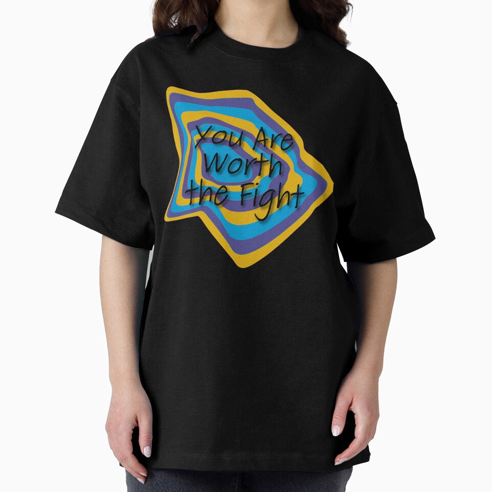 You Are Worth the Fight by Lezbo1986 T-Shirts, Hoodie, Sweatshirt | BlankRebels.com (Image 2)