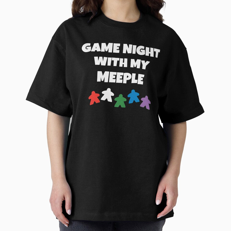 Game Night With My Meeple by EstelleStar T-Shirts, Hoodie, Sweatshirt | BlankRebels.com (Image 2)