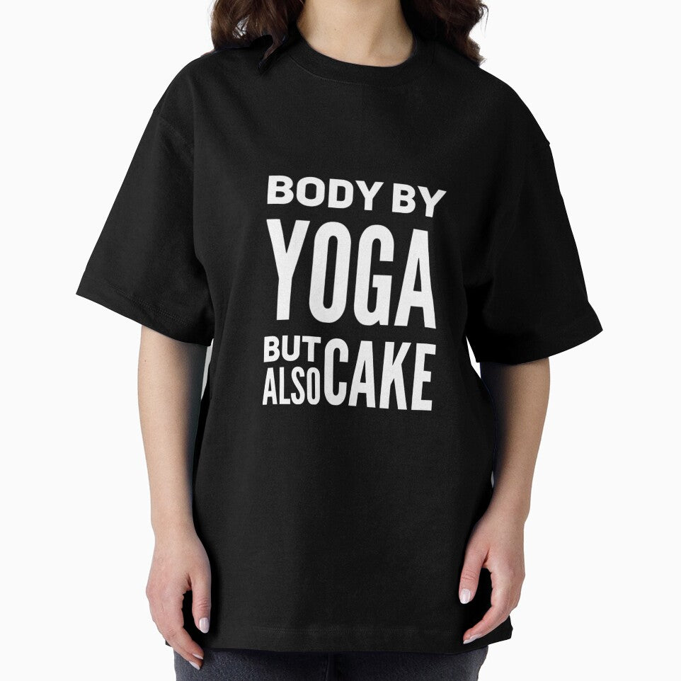 Body By Yoga But Also Cake by RiseandShineTee T-Shirts, Hoodie, Sweatshirt | BlankRebels.com (Image 2)