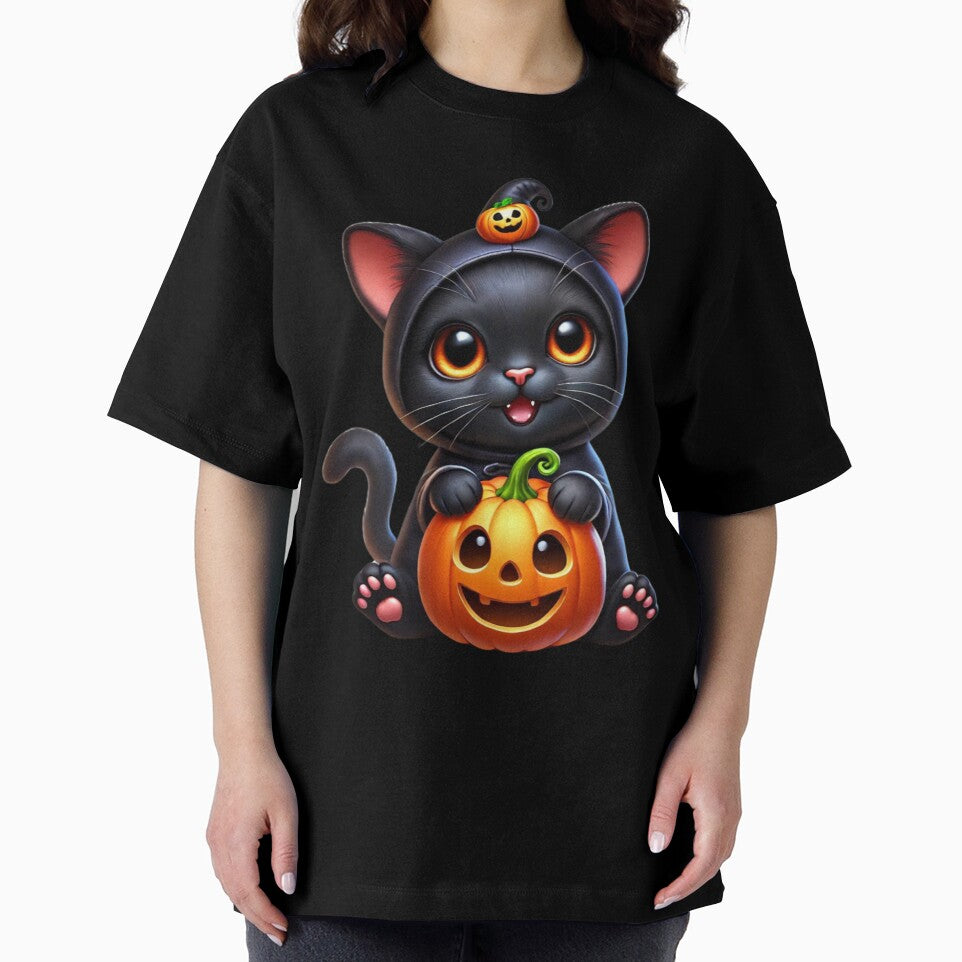 The Mystical Black Cat and His Magic Pumpkin by AmigosFurEver T-Shirts, Hoodie, Sweatshirt | BlankRebels.com (Image 2)