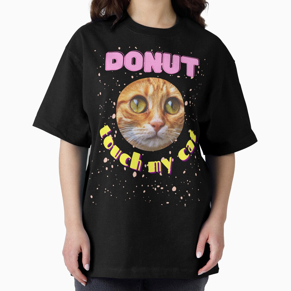 Donut Touch My Cat Cute Essential T-Shirt by WilkDesign Hoodie, Sweatshirt | BlankRebels.com (Image 2)