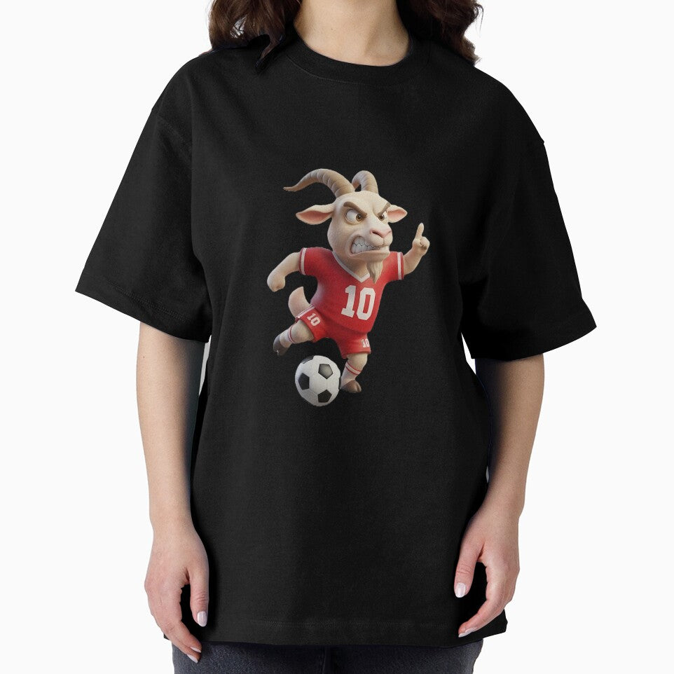 The Real G.O.A.T. - Angry Soccer Player Mascot by KayaVisuals
