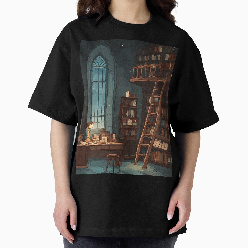 Cozy Vintage Library by bapupa T-Shirts, Hoodie, Sweatshirt | BlankRebels.com (Image 2)
