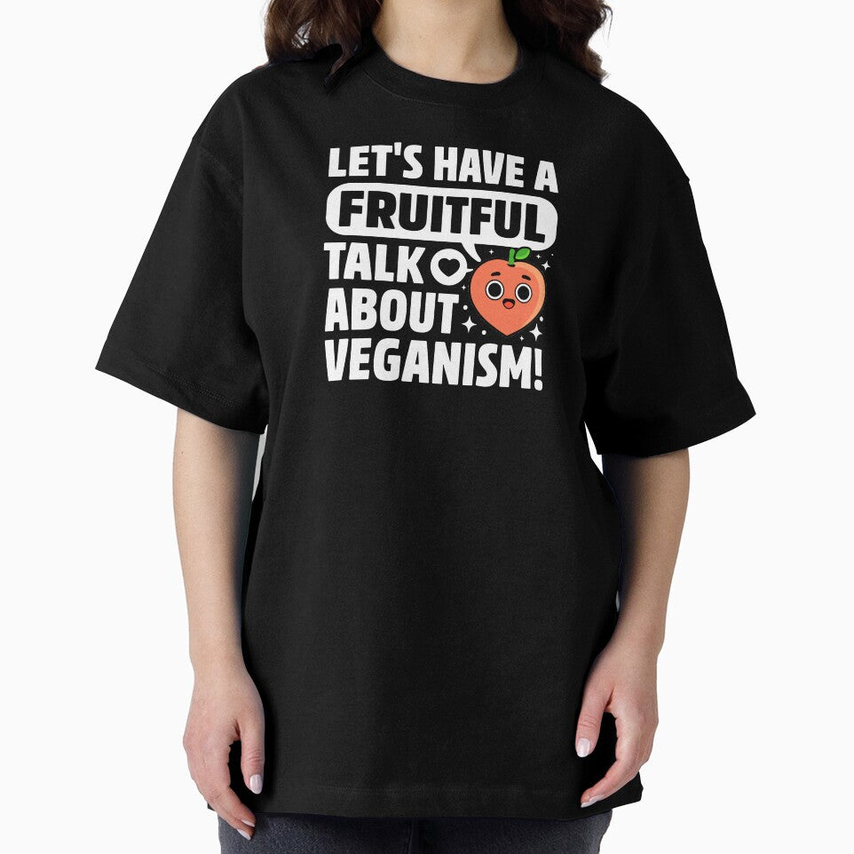 Fruitful Talk About Veganism - Fruit Pun - Cute Peach by Gudland T-Shirts, Hoodie, Sweatshirt | BlankRebels.com (Image 2)