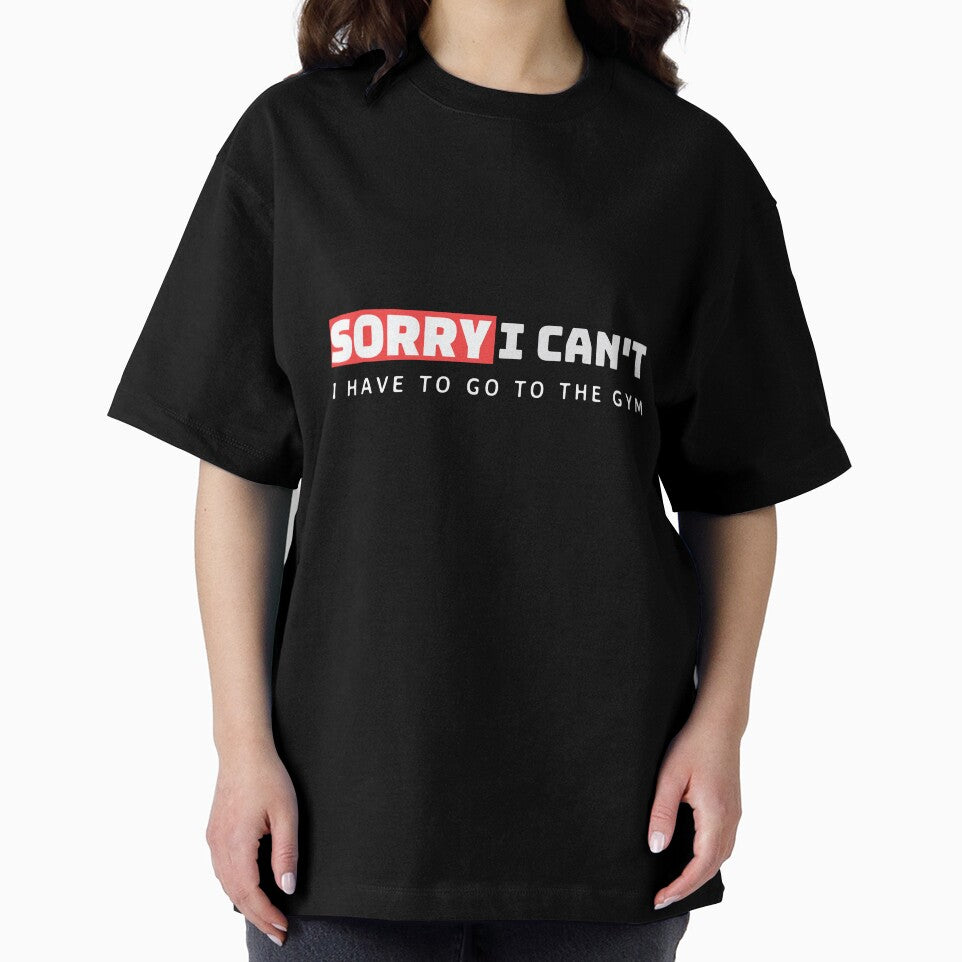 SORRY I CAN'T I HAVE TO GO TO THE GYM. FUNNY MOTIVATTIONAL GYM T-SHIRT QUOTE by SuccessfulVibes Hoodie, Sweatshirt (Image 2)