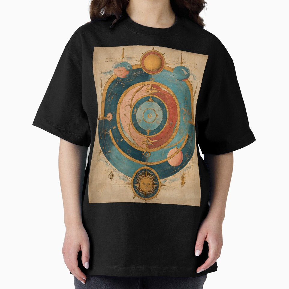 Dark Academia Aesthetic: Scholarly Antique Astronomical Diagram by bapupa T-Shirts, Hoodie, Sweatshirt (Image 2)