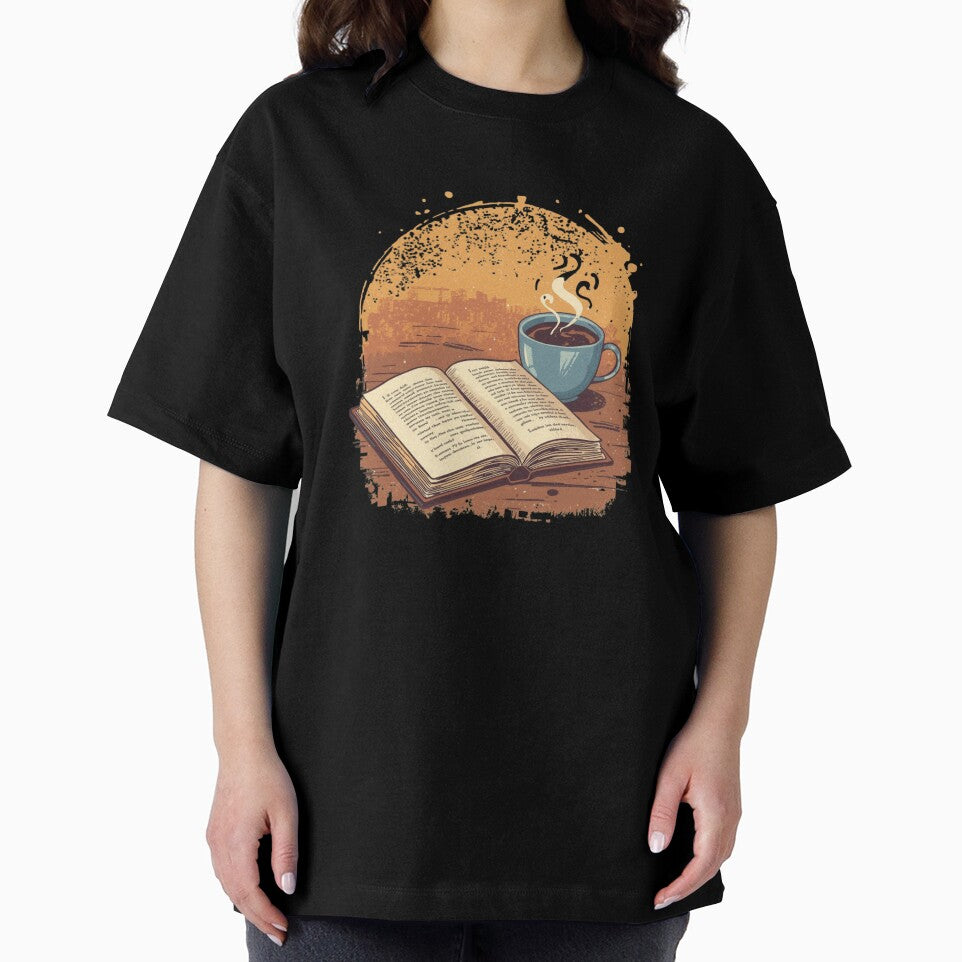 Bibliophile Morning Ritual books and coffee by SR8891 T-Shirts, Hoodie, Sweatshirt | BlankRebels.com (Image 2)