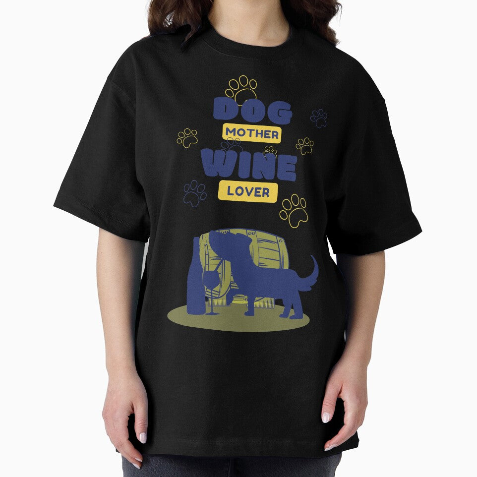 Dog Mother Wine Lover by Desandu