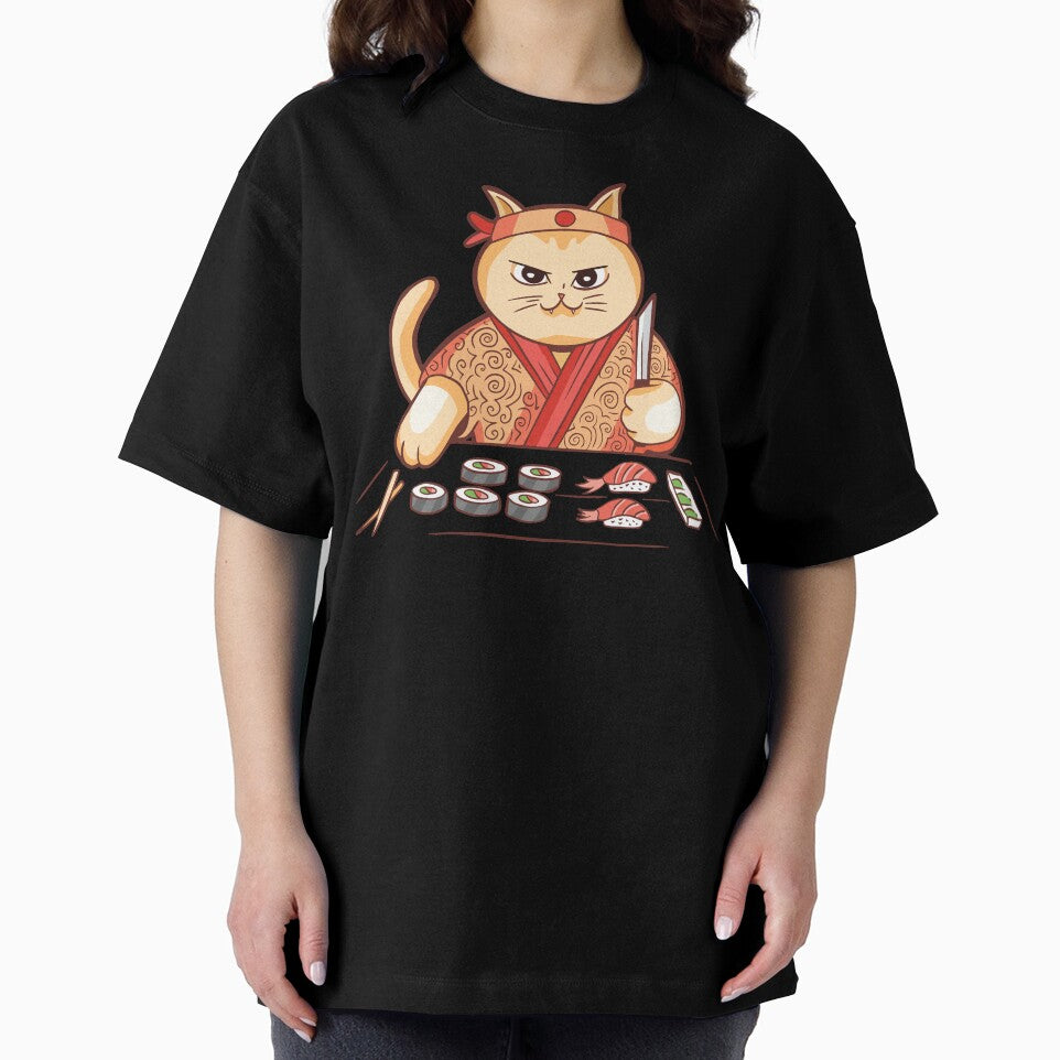Cat Sushi Chef by OnepixArt T-Shirts, Hoodie, Sweatshirt | BlankRebels.com (Image 2)