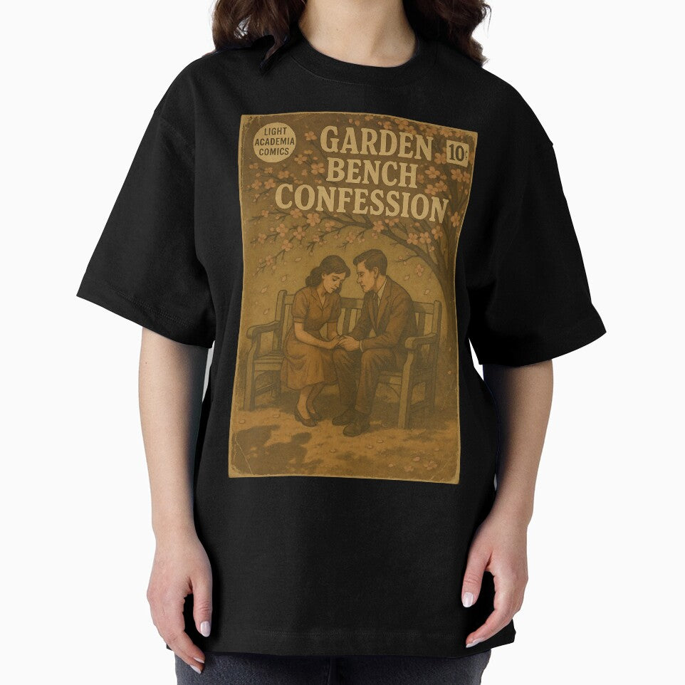 Romantic Light Academia: Garden Bench Confession by bapupa T-Shirts, Hoodie, Sweatshirt | BlankRebels.com (Image 2)