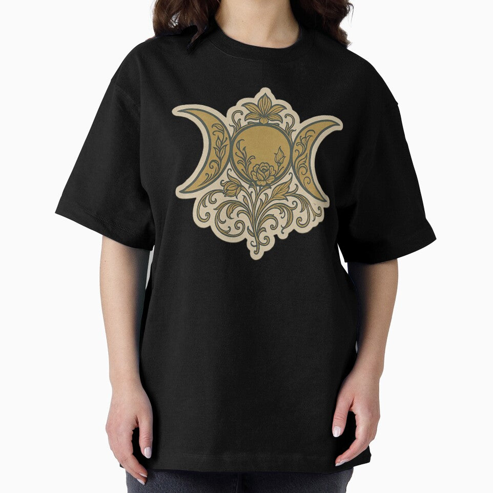 Art Nouveau Triple Goddess Wiccan Moon Phase Design by PinUpPizzazz T-Shirts, Hoodie, Sweatshirt | BlankRebels.com (Image 2)