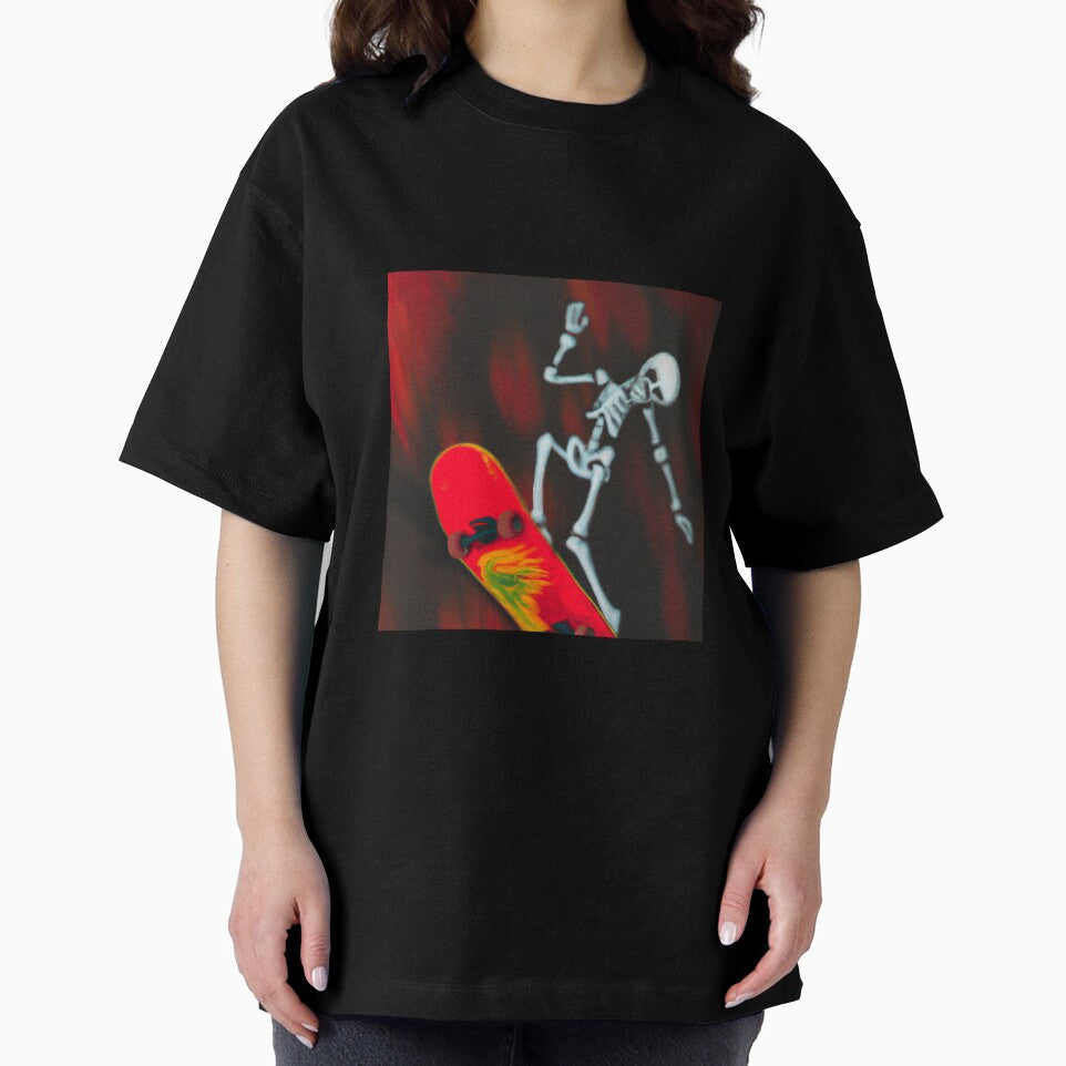 skateboarding skeleton by R4ndomArt T-Shirts, Hoodie, Sweatshirt | BlankRebels.com (Image 2)