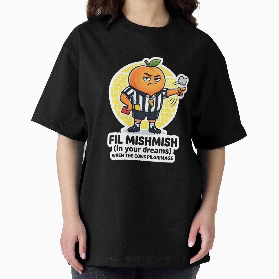 Fil Mishmish – Funny Referee Orange Sticker Design by RDcollections