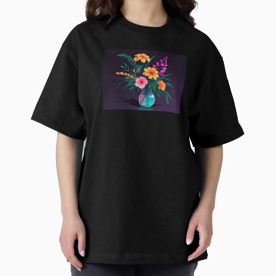 Retro Style Flower Vase Floral Aesthetic by MadnessEnvelope T-Shirts, Hoodie, Sweatshirt | BlankRebels.com (Image 2)