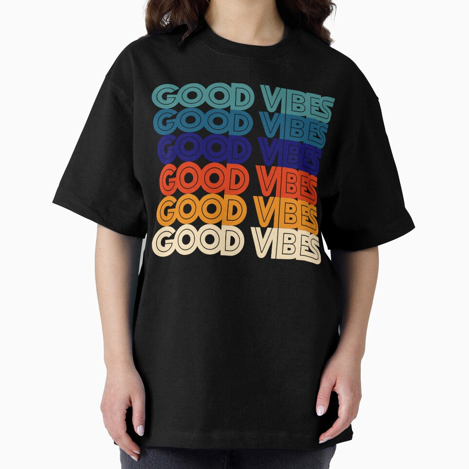 Bold font Good vibes quote saying by NerdnGeekshop T-Shirts, Hoodie, Sweatshirt | BlankRebels.com (Image 2)