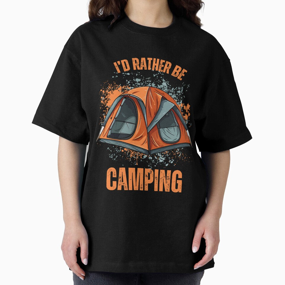 I'd rather be Camping (Orange/Gray) by BLTeesNmore T-Shirts, Hoodie, Sweatshirt | BlankRebels.com (Image 2)
