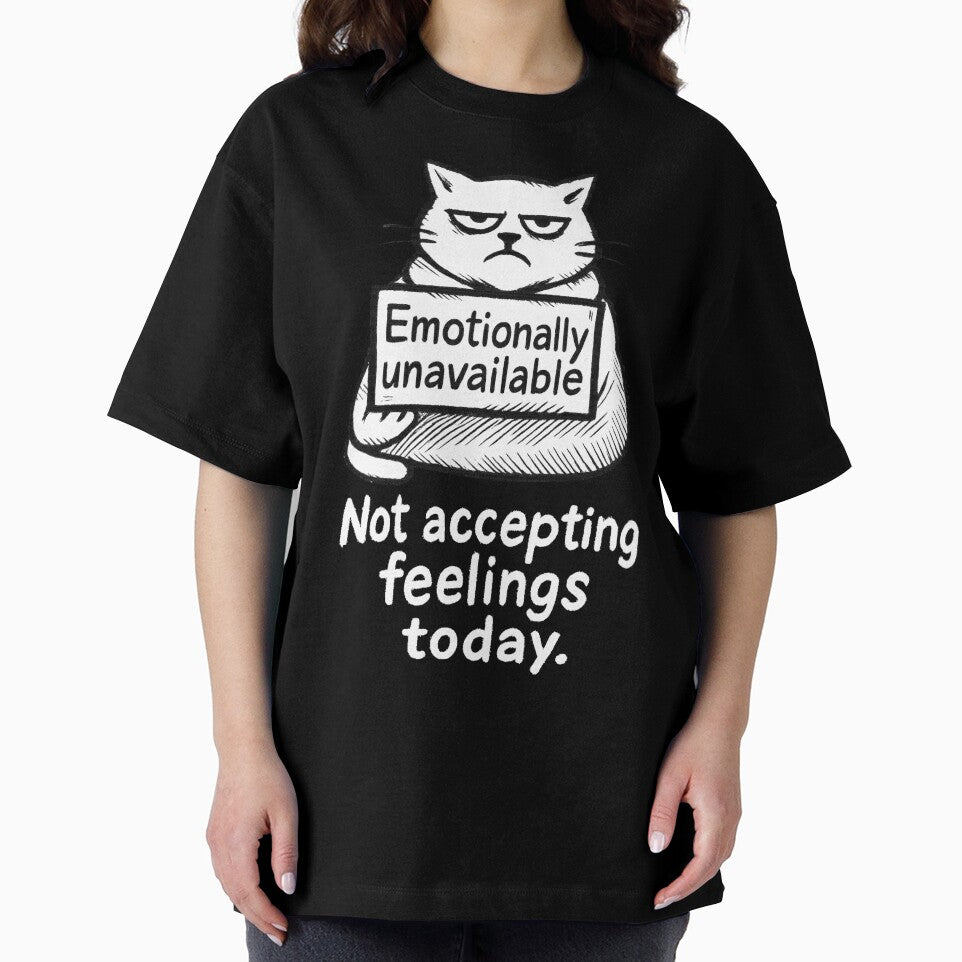 Emotionally unavailable Tee and Hoodie for Introverts | Sarcastic Humor Style by JustMeditateIt Sweatshirt (Image 2)