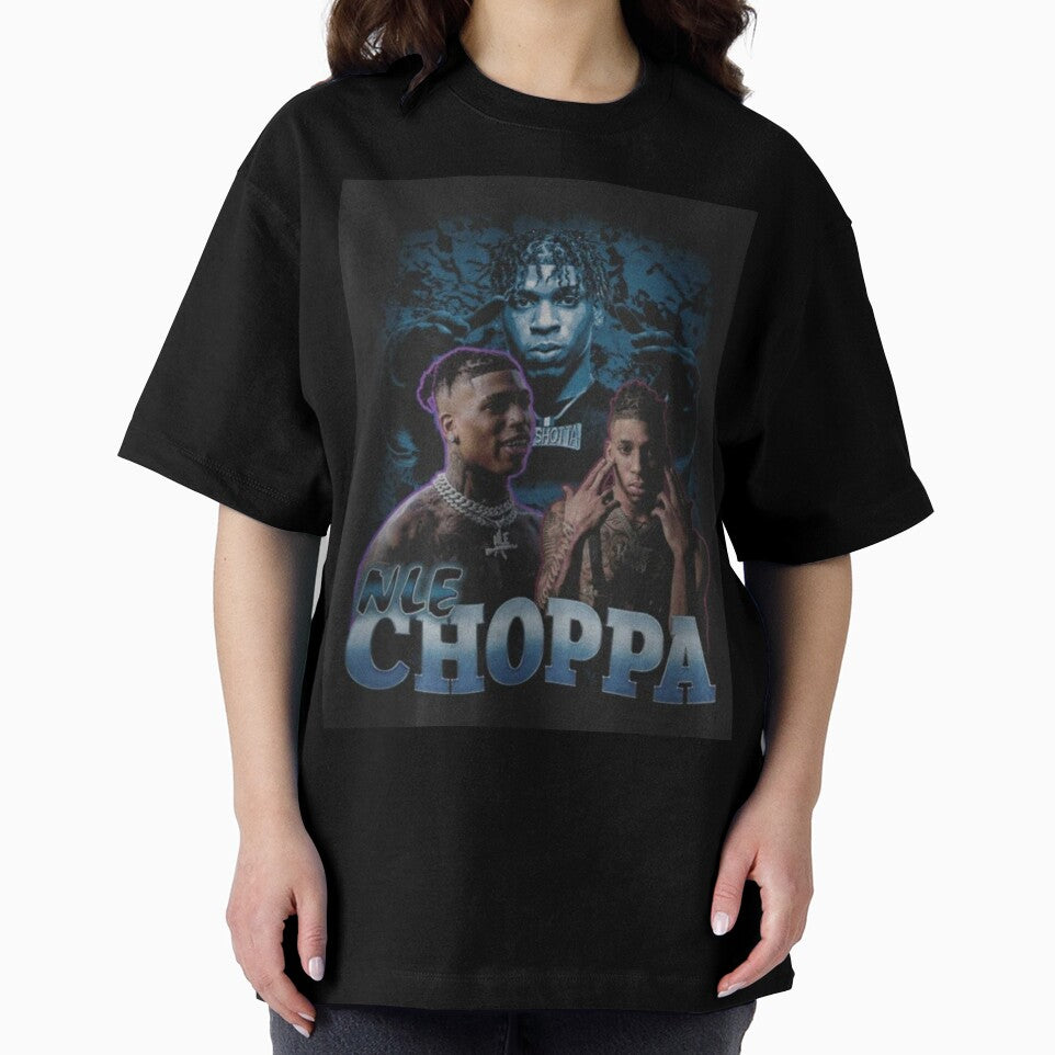 NLE Choppa Vintage Shirt-90s Retro Vintage Singger T-shirt Sweatshirt Hoodie-90's Album Shirt- Hip Hop... (Image 2)