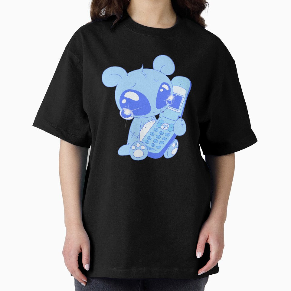 Dumped Over The Phone Bear (blue) by gross-girl99