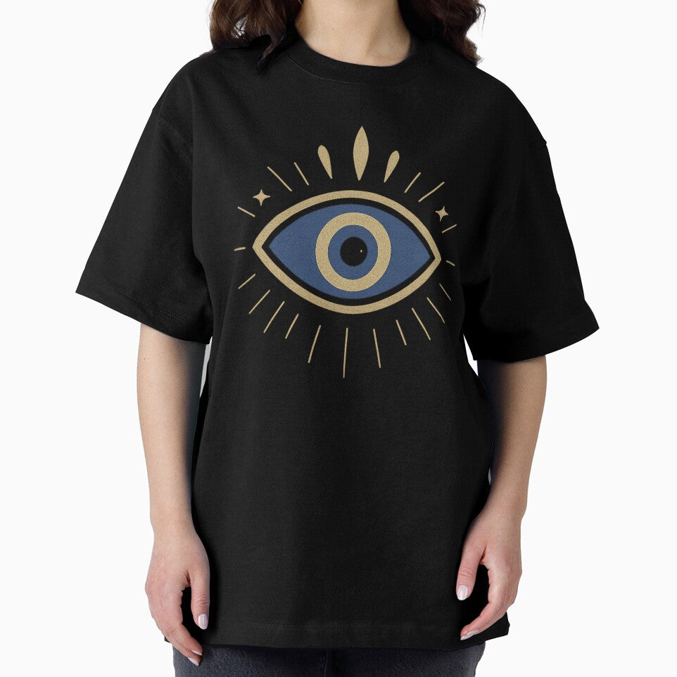 ASTROLOGY, HOROSCOPE, TAROT - MINIMALIST BLUE EVIL EYE by SbrenArt T-Shirts, Hoodie, Sweatshirt | BlankRebels.com (Image 2)