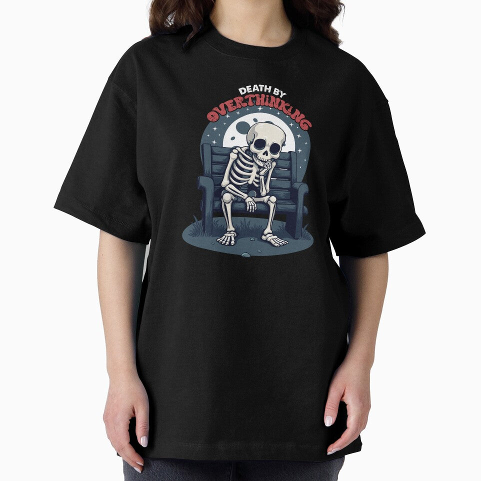 Dead by Overthinking – Humorous & Relatable Design by PixelCraftBD T-Shirts, Hoodie, Sweatshirt | BlankRebels.com (Image 2)