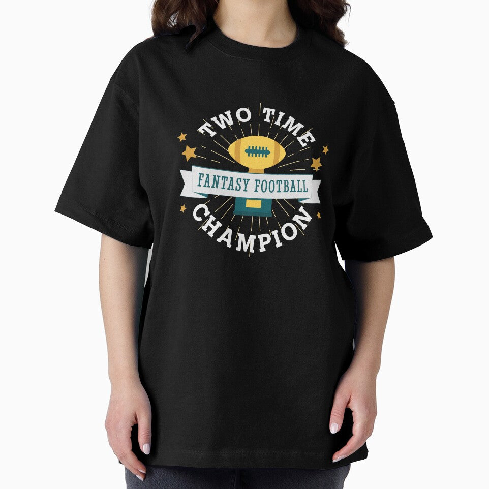 Two Time Champion Fantasy Football by Space Fox T-Shirts, Hoodie, Sweatshirt | BlankRebels.com (Image 2)
