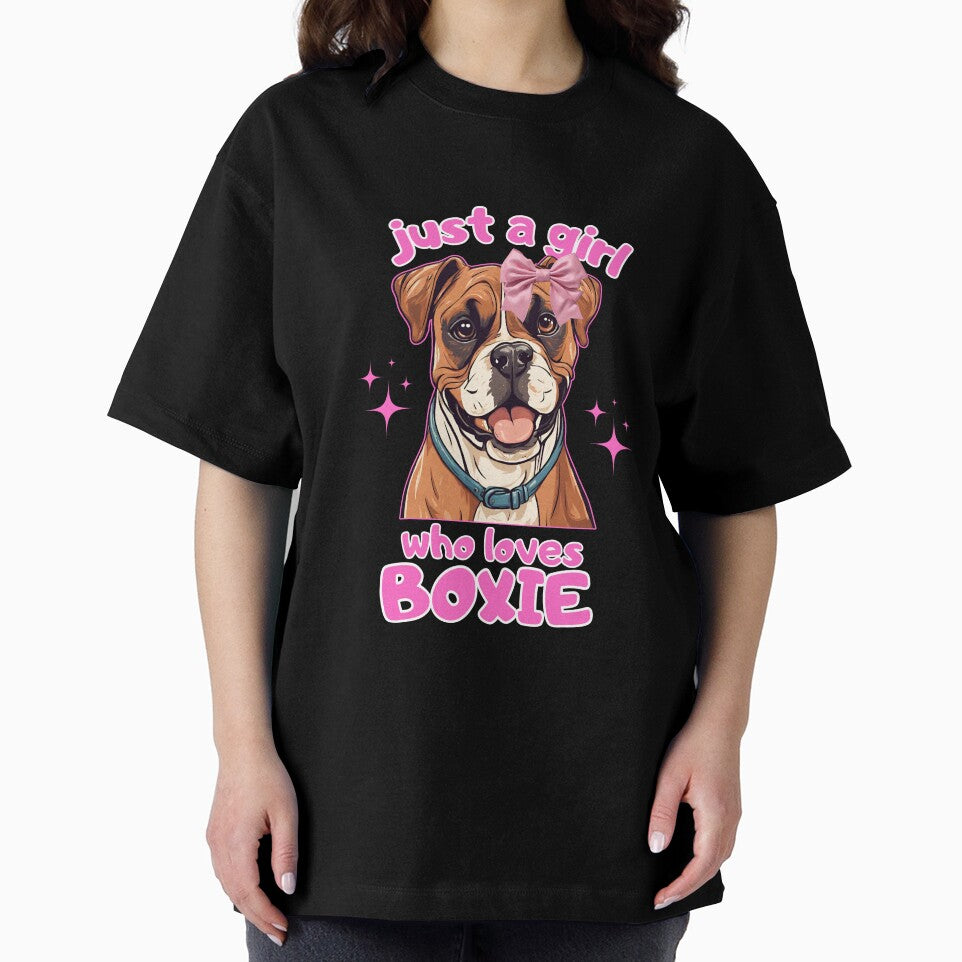 Just a girl who loves dogs Boxer by GoodyPaws T-Shirts, Hoodie, Sweatshirt | BlankRebels.com (Image 2)