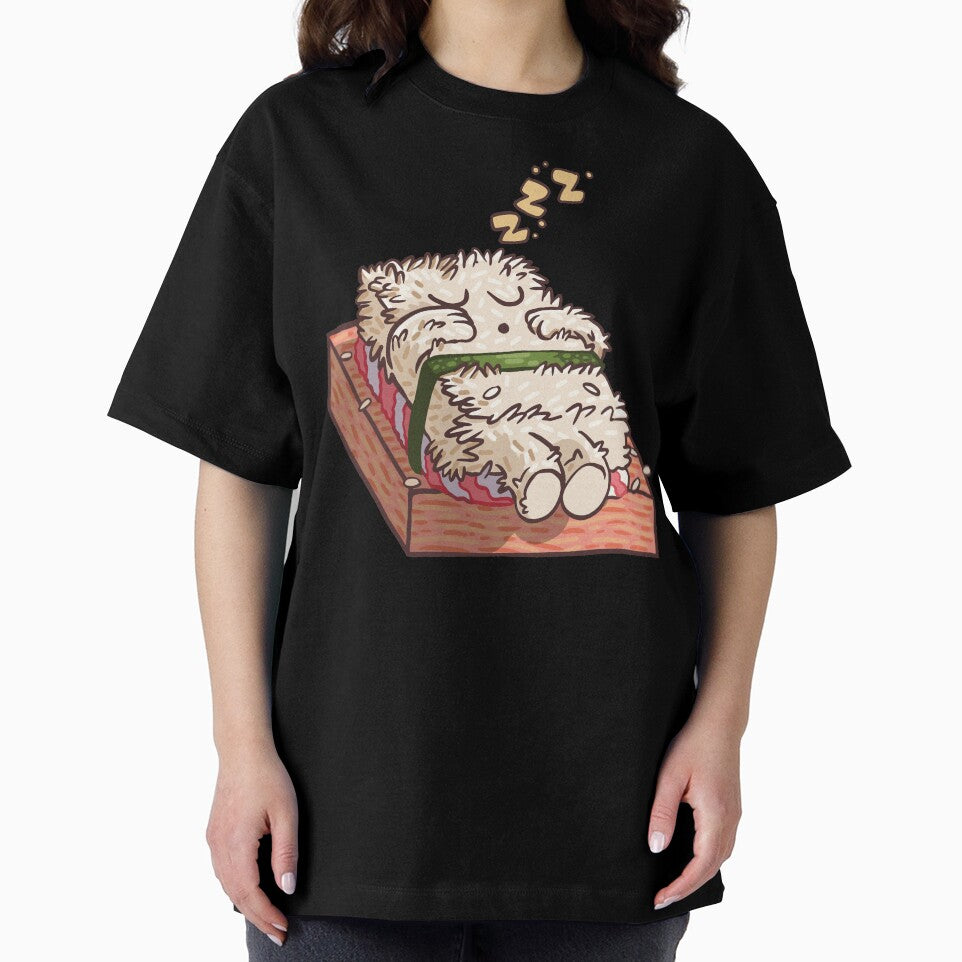 Cute Kawaii Sleeping Sushi by OnepixArt T-Shirts, Hoodie, Sweatshirt | BlankRebels.com (Image 2)