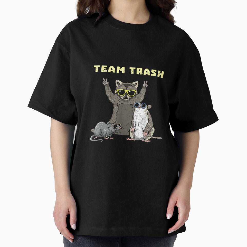Team Trash Opossum Raccoon Rat, Funny Animals Garbage Gang by YolandaRoberts T-Shirts, Hoodie, Sweatshirt (Image 2)