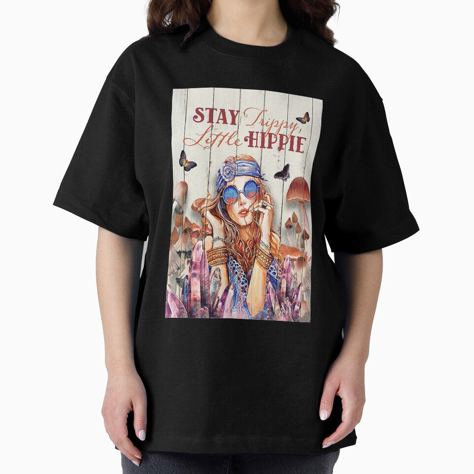 Hippie Stay Hippie Little Trippy by FrogMud34 T-Shirts, Hoodie, Sweatshirt | BlankRebels.com (Image 2)