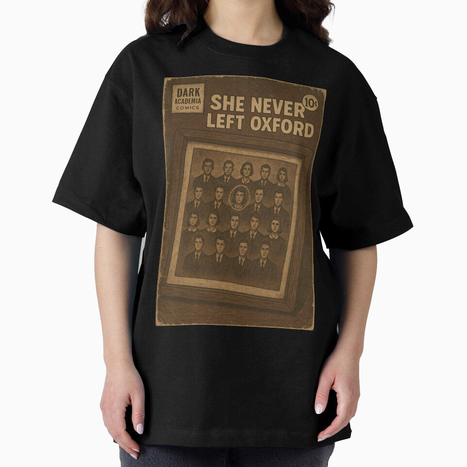 Vintage Dark Academia: She never left Oxford by bapupa T-Shirts, Hoodie, Sweatshirt | BlankRebels.com (Image 2)