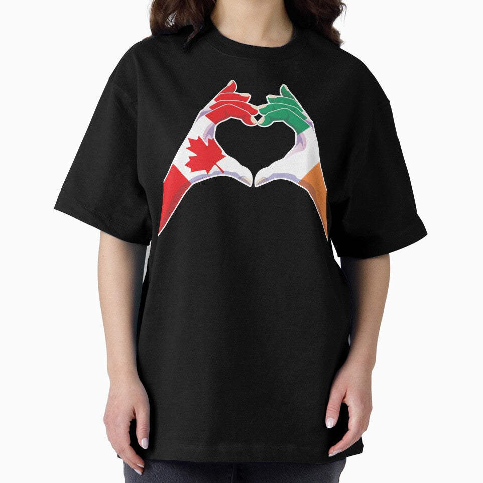 Ireland Irish Canadian Canada Love Heart Peace by FlagX T-Shirts, Hoodie, Sweatshirt | BlankRebels.com (Image 2)