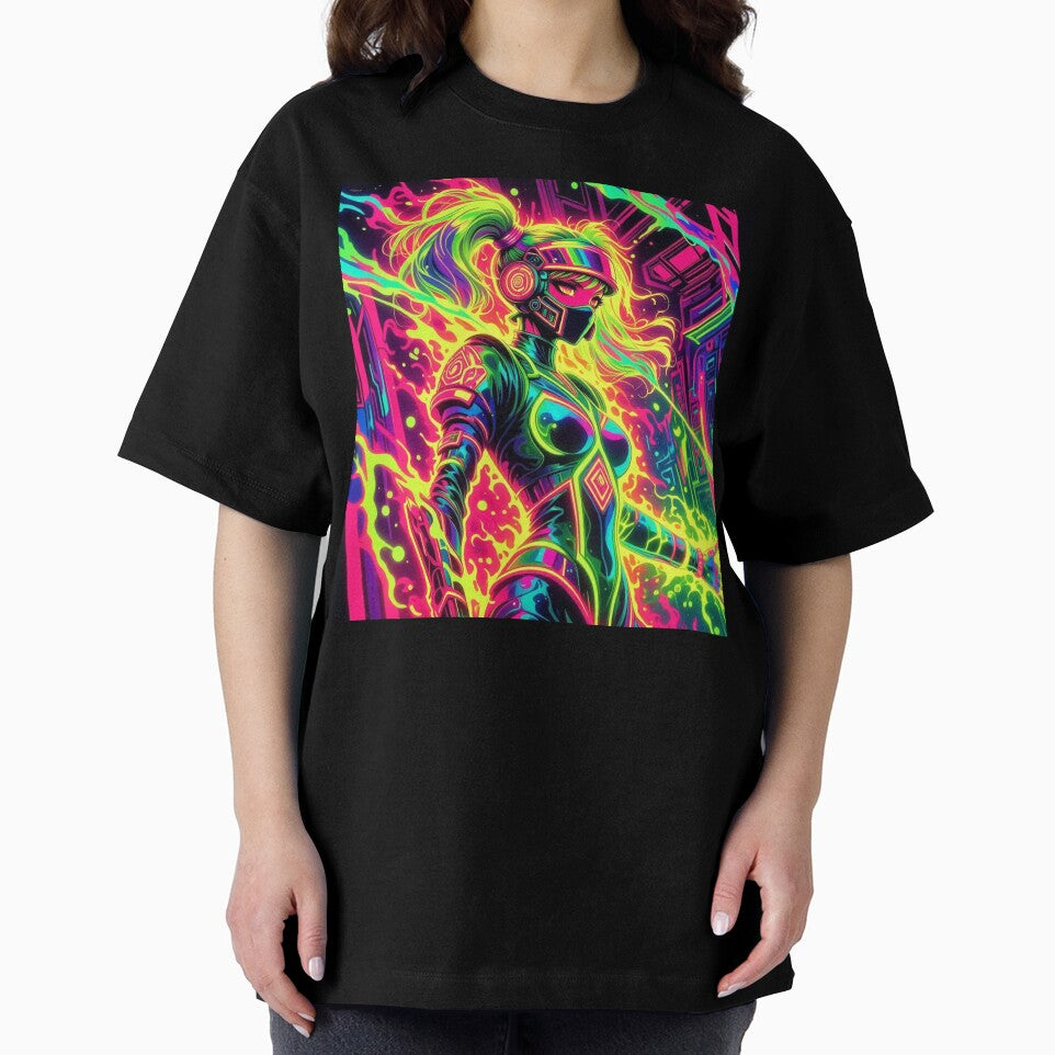 Nuclear Overdrive: Cyber Hazmat Warrior by RadaQueen T-Shirts, Hoodie, Sweatshirt | BlankRebels.com (Image 2)