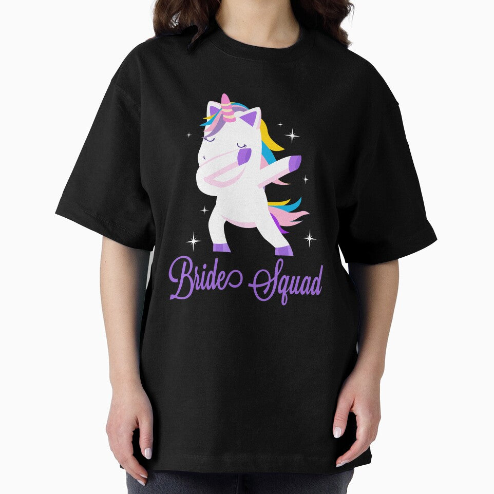 Bride Squad: Purple Dancing Unicorn Bridal Gift Bachelorette Party by Jelisandie T-Shirts, Hoodie, Sweatshirt (Image 2)
