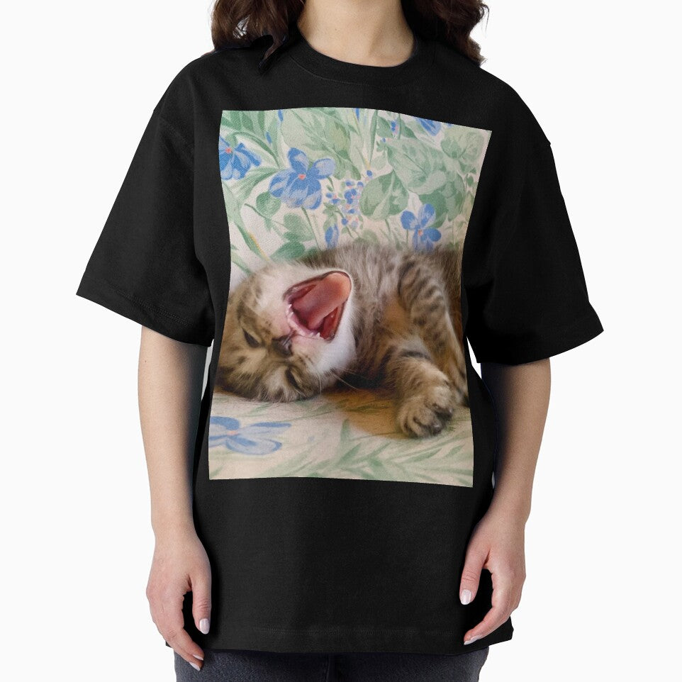 Cute Yawning Kitten by Quoppidou T-Shirts, Hoodie, Sweatshirt | BlankRebels.com (Image 2)
