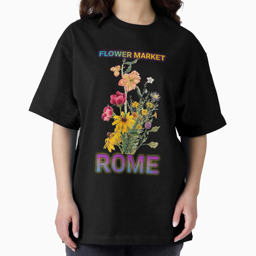"FLOWER MARKET ITALY ". Funny Flower Design by Obinne T-Shirts, Hoodie, Sweatshirt | BlankRebels.com (Image 2)