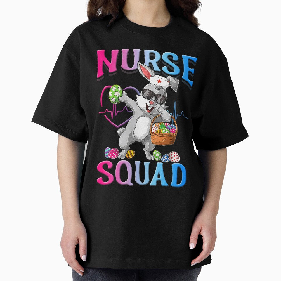 Cute Nurse Squad Easter Bunny by laurelrhodes T-Shirts, Hoodie, Sweatshirt | BlankRebels.com (Image 2)