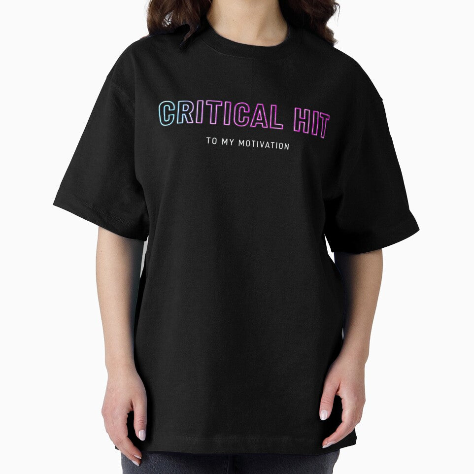 Neon RPG Critical Hit Humor by SholoStudio T-Shirts, Hoodie, Sweatshirt | BlankRebels.com (Image 2)