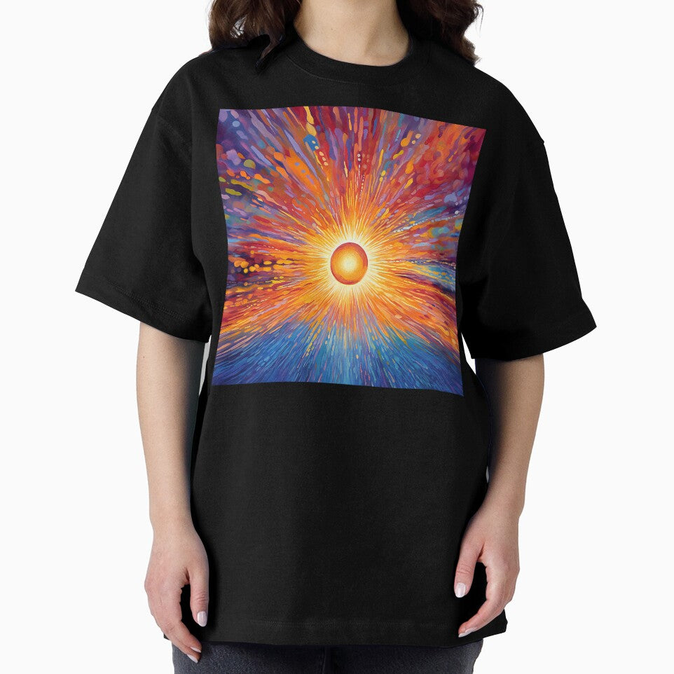 Vibrant Fantasy Sunset Slipping Into The Blue Ocean by DEC02 T-Shirts, Hoodie, Sweatshirt | BlankRebels.com (Image 2)