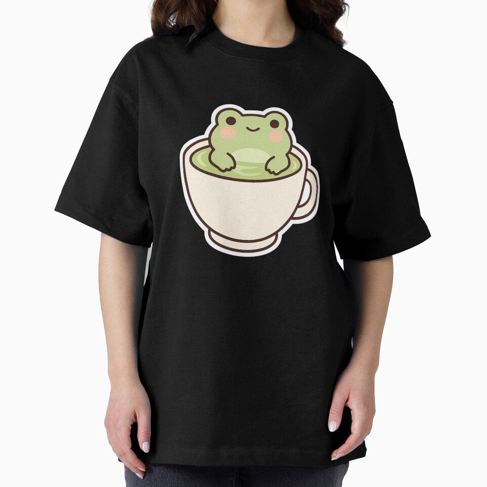 Cozy Matcha Frog Sticker by Tripconic T-Shirts, Hoodie, Sweatshirt | BlankRebels.com (Image 2)